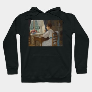 Straying Thoughts by Edmund Leighton Hoodie